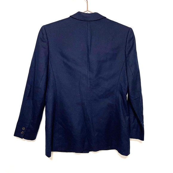 Vintage Pendleton Navy Wool Classic Blazer Jacket with Button Detail size 10 - Picture 3 of 8